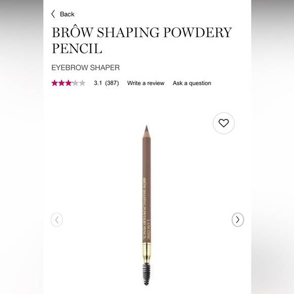 Lancôme Brow Shaping Powdery Pencil - 02 Dark Blonde - Picture 1 of 4